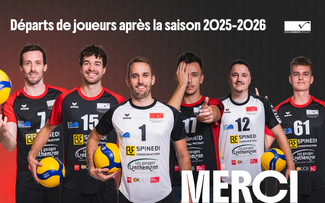 Départs de joueurs après la saison 2025-2026