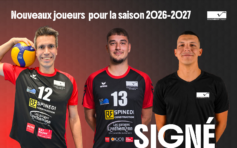 Nouveaux centraux pour la saison 2026-2027